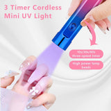 Portable Pen UV LED Nail Lamp – Fast Drying USB Gel Nail Curing Light for Home & Salon Quality Nail Art