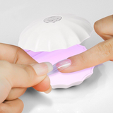 Mini Shell UV Nail Lamp – Portable USB Rechargeable LED Nail Dryer for Gel Polish & Nail Art, Single-Finger Curing, Travel-Friendly