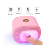 Portable TV-Style Mini LED Nail Lamp – Fast Drying, 4 LED UV Light for Gel Polish Curing