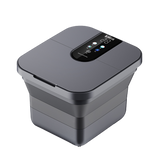 ZG-H2281C Folding Foot SPA Machine – Electric Heated 8L Foot Bath with Bubble Massage, PTC Heater, Microcomputer Temperature Control, Manual Drainage, Compact Home Foot Spa