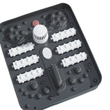 ZG-H2281C Folding Foot SPA Machine – Electric Heated 8L Foot Bath with Bubble Massage, PTC Heater, Microcomputer Temperature Control, Manual Drainage, Compact Home Foot Spa