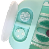 Foot SPA Machine with Water Bubble ZG-H9808C- Collapsible Heated Foot Spa Bath with Bubbles, Vibration & Pedicure Attachments – Portable Foldable Foot Soak Tub with Massage & Red Light Therapy for Home Use