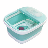 Foot SPA Machine with Water Bubble ZG-H9808C- Collapsible Heated Foot Spa Bath with Bubbles, Vibration & Pedicure Attachments – Portable Foldable Foot Soak Tub with Massage & Red Light Therapy for Home Use