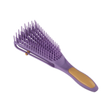 Dompel Caracol Curl Brush 4050 – Detangling Brush for Curly, Coily & Kinky Hair – Flexible Bristles, Anti-Frizz, Shower-Safe – Blue, Pink, Purple, Yellow