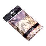 Dompel Wooden Cuticle Sticks – Dual-Ended Manicure Tool (Pack of 10pcs & 100pcs) for Nail & Cuticle Care