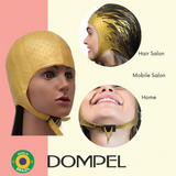 Dompel Atenas 401 Golden Bleach Cap / Highlight Hair Cap with Needle – Professional Hair Coloring Tool