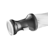 Dompel Neck Brush 4551 – Professional Barber Neck Duster with Talcum Powder Dispenser, Soft Washable Nylon Bristles, Ergonomic Handle for Hair Cutting & Grooming