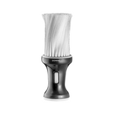 Dompel Neck Brush 4551 – Professional Barber Neck Duster with Talcum Powder Dispenser, Soft Washable Nylon Bristles, Ergonomic Handle for Hair Cutting & Grooming