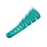 Dompel Sissi Brush 4025 – Rigid Antistatic Barber Finishing Brush for Short Hair – Professional Styling Tool – Black, Green, Pink, Purple