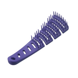 Dompel Sissi Brush 4025 – Rigid Antistatic Barber Finishing Brush for Short Hair – Professional Styling Tool – Black, Green, Pink, Purple