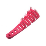 Dompel Sissi Brush 4025 – Rigid Antistatic Barber Finishing Brush for Short Hair – Professional Styling Tool – Black, Green, Pink, Purple