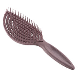 Dompel Amazonia Eco-Friendly Hair Brush – Sustainable Detangling Brush for Long, Thick Hair Made with Organic Coffee Grounds – Aromatic, Biodegradable, and Recyclable Styling Tool