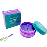 Mondsub Hydrogel Eye Mask 60 Pcs , Hydrating, Brightening, and Rejuvenating Eye Care in Four Essences Aloe Vera, Lavender, Vitamin C, and Nicotinamide