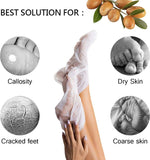 Mond’Sub Deep Nourishing Foot Cream Mask – Argan Oil & Honey Almond Variants, Hydrating, Repairing & Overnight Foot Care for Dry, Cracked Feet (1 Pair, 36ml)