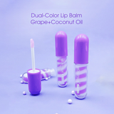 Mondsub Dual-Color Lip Balm 4.5g — Hydrating, Nourishing Lip Care with Hyaluronic Acid, Vitamin E, Coconut Oil, Watermelon & More