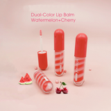 Mondsub Dual-Color Lip Balm 4.5g — Hydrating, Nourishing Lip Care with Hyaluronic Acid, Vitamin E, Coconut Oil, Watermelon & More