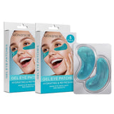 MOND'SUB Gel Eye Patches (5 pairs a pack)  – Hydrating & Brightening Under-Eye Masks for Dark Circles, Puffiness, and Fine Lines | Vegan & Cruelty-Free Skincare Gift Set