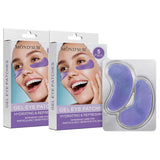 MOND'SUB Gel Eye Patches (5 pairs a pack)  – Hydrating & Brightening Under-Eye Masks for Dark Circles, Puffiness, and Fine Lines | Vegan & Cruelty-Free Skincare Gift Set
