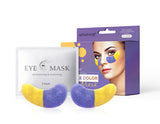 Mondsub Double Color Eye Mask (6 Pairs) – Hydrogel Under Eye Patches for Dark Circles, Puffiness, Wrinkles & Eye Bags – Black Truffle, Cherry Blossom, Lavender, Seaweed, Tremella, Carnosine