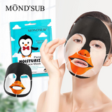 Mond’Sub Fun Animal Face Mask Series 24 ml – Hydrating, Firming, Nourishing & Smoothing Sheet Masks with Natural Extracts (Tiger, Penguin, Panda, Kitty)