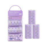Hair Roller LLT12 6.8 cm 3pcs set - Self-Gripping Heat-Resistant Rollers for Volume, Waves & Curls (Purple)