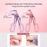 Eyelash Curler LLT09 - Purple Wide & Detail Curlers for Perfect Lower and Upper Lashes, Travel-Friendly Lash Tool for Natural, Full Lashes