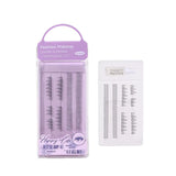 False Eyelashes LLT27-A ,  Lightweight Soft Synthetic Lashes + Latex-Free Vegan DIY Cluster Lash Glue , Waterproof 48H Hold