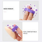 Flocking Makeup Sponge LLT17 – 2pcs Purple, Latex-Free Blending Sponges for Dry & Wet Makeup, Soft Rebound Cosmetic Puff for Flawless Application