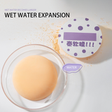 Flocking Makeup Sponge LLT17 – 2pcs Purple, Latex-Free Blending Sponges for Dry & Wet Makeup, Soft Rebound Cosmetic Puff for Flawless Application