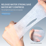 Cotton Pads SY458 – Purple 200pcs Facial Compress Pads, Soft Non-Woven Cotton with High Moisture Retention and Nose/Mouth Slit Design