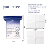 Cotton Pads SY458 – Purple 200pcs Facial Compress Pads, Soft Non-Woven Cotton with High Moisture Retention and Nose/Mouth Slit Design