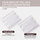 Cotton Pads SY450 100pcs / 222pcs - Purple Rectangular Natural Cotton Pads, Soft, Flexible, Absorbent, Gentle on Skin for Makeup & Nail Polish Removal