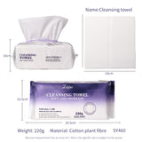 Cotton Towels SY460 230g – Thick, Ultra-Soft, Highly Absorbent Cotton Cleansing Towel, Durable and Skin-Friendly, Purple