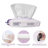 Cotton Towels SY459 120g – Thick, Ultra-Soft, Highly Absorbent Cotton Towel with Pearl Pattern, Durable and Pull-Resistant, Purple