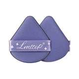 Makeup Sponge SY200-A - Purple Soft Elastic Powder Puff for Wet & Dry Use with Ribbon Grip