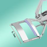 Eyelash Curler SY534 - Purple Stainless Steel Eyelash Curler with Elastic Silica Gel Pad, Spring Loaded, Ergonomic Handle