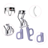 Eyelash Curler SY534 - Purple Stainless Steel Eyelash Curler with Elastic Silica Gel Pad, Spring Loaded, Ergonomic Handle