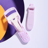 Eyelash Curler SY530 2pcs - Routine & Detailed Curlers with Comfortable Handles (Purple)