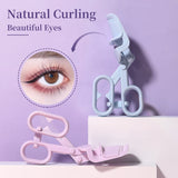 Eyelash Curler SY531 - Purple with Soft Silicone Strip and Stabilizing Device