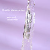 Eyebrow Razor SY302 – 3pcs Protective Mesh Stainless Steel Blades, Non-Slip Handle, Safe and Durable Facial & Eyebrow Trimmers, Purple