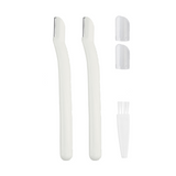 Eyebrow Razor A993 with Safety Blade – Anti-Slip Grip, Micro-Grooved Precision (2pcs)