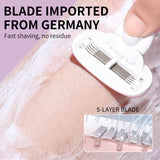 Shaving Razor SY311 – 5-Layer Stainless Steel Rotating Head Razor for Body, Bikini, Legs & Arms – Waterproof, Fast & Precise Shaving