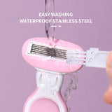 Shaving Razor SY311 – 5-Layer Stainless Steel Rotating Head Razor for Body, Bikini, Legs & Arms – Waterproof, Fast & Precise Shaving