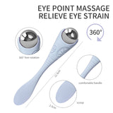 Eye Massage Roller SY548 – Purple Stainless Steel & ABS Manual Beauty Tool for Dark Circles, Eye Fatigue Relief & Enhanced Eye Cream Absorption