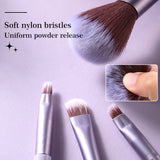 Makeup Brushes Set SY608 7pcs - Includes Eyeshadow Brush, Powder Brush, Spoolie, Cut Crease Brush & More  Nylon Hair, PS Handle, Eye & Face Brushes for Daily Makeup