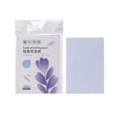 Face Oil Blotting Paper SY039-1 – 100pcs Lavender Oil-Control Sheets , Raw Wood Pulp & Hemp Pulp, Portable Shine Control for Oily Skin & Makeup Touch-Ups
