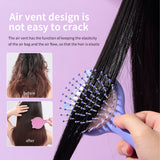 Hair Comb SY773 – Gentle Painless Detangling Comb for Kids, Soft Round Teeth Scalp Massage, Reduces Breakage, For Wet Thick or Curly Hair, Purple