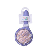 Hair Comb SY765 – Portable Detangling Comb with Scalp Massage, Flexible Bristles for Pain-Free Hair, Compact Travel-Friendly, Purple