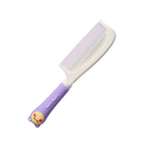 Hair Comb SY749 – Pliable & Durable Kid-Friendly Hair Detangler with Silicone Cat Handle, Safe for Scalp, Purple