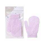 Purple Bath Glove C167 – Frosted Terry Cloth Exfoliating Mitten for Gentle Cleansing & Reusable Daily Bath Care